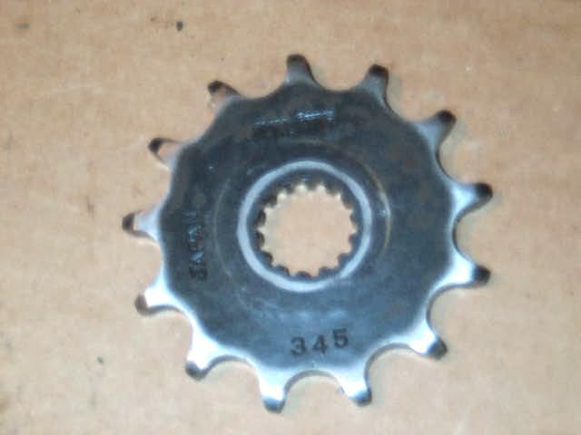 Vintage 1987 yamaha yz125 sunstar 13t front sprocket 13 wr 200 yz 125 1987-2004