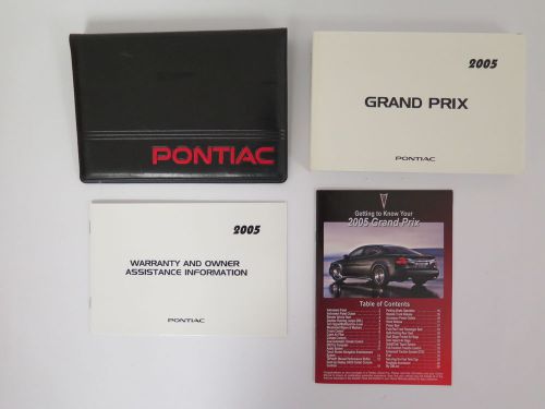 2005 pontiac grand prix owners manual book