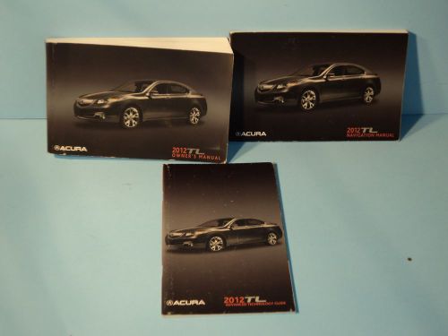 12 2012 acura tl owners manual with navigation