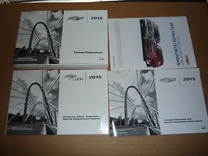 2015 chevrolet tahoe / suburban owner&#039;s manual set