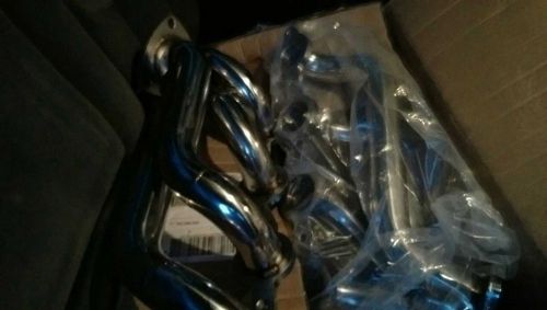 Stainless racing manifold header/exhaust 02-14 gmc sierra/yukon 4.8/5.3/6.0-8.1