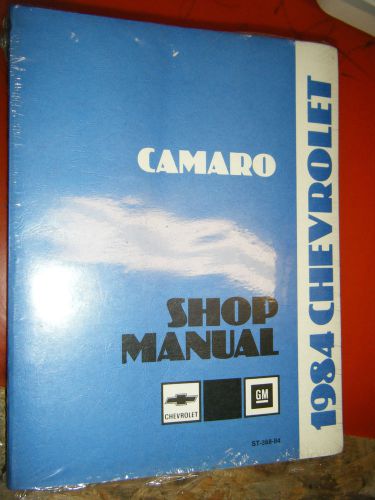 1984 chevrolet camaro berlinetta sport factory shop manual service new original