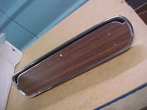 1965 mustang glove box door, wood grain with eyebrot, 65 pony, gt, will fit 1966