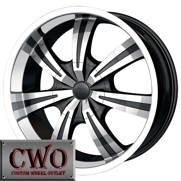 20 black dip gunner rims 5x139.7/6x139.7 5 lug dodge ram chevy gmc titan cwo