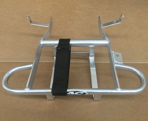 Ac racing rear cargo cooler rack grab bar suzuki ltz250 atv mx quad racer sport