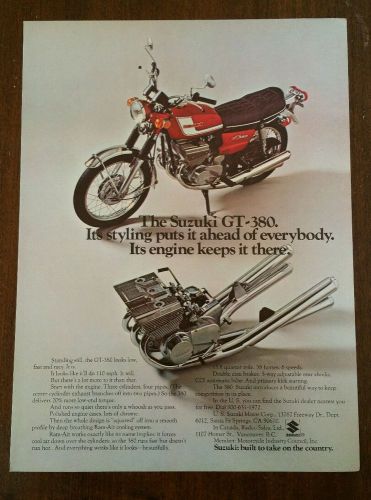 Vintage suzuki ad