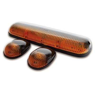 Pacer performance 20-240 cab roof lights chevy/gmc amber lens set of 3