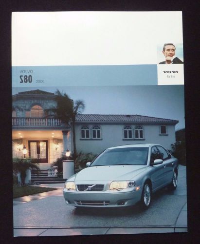 2006 volvo s80 dealer sales brochure~original showroom literature catalog