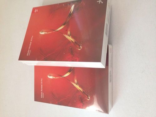 Adobe acrobat xi pro for windows (retail) (1 user/s) new, sealed. never used.!