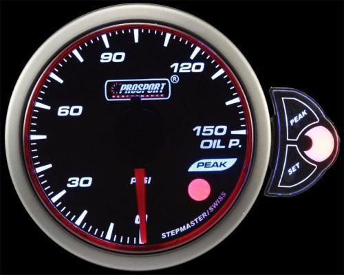 Prosport 52mm halo series oil pressure gauge 216hlop270-pk.psi