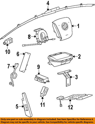 Buick gm oem 22838162 air bag module-driver air bag