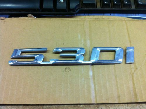 Bmw e39 530i trunk emblems badges oem