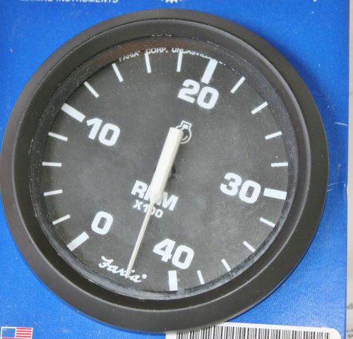 New faria 33003 4&#034; tachometer 4000 rpm diesel mag pick-up coral sea ray boat
