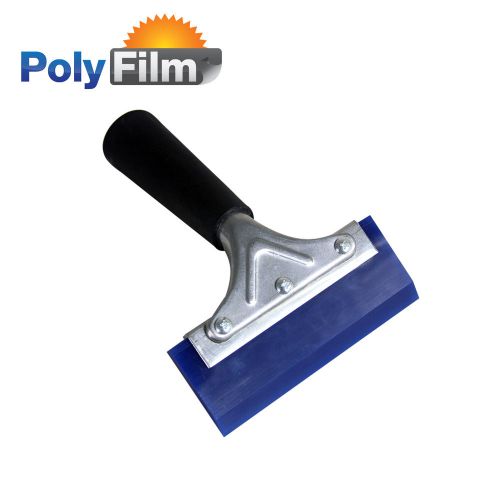 5&#034; 125mm window film squeegee ultra blue blade - professional tint tool
