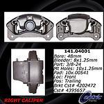 Centric parts 141.04001 front right rebuilt caliper with hardware