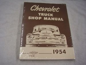 1954 chevrolet truck shop manual