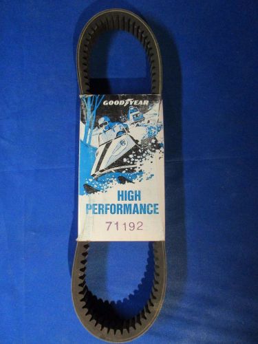 Nos good year 71192 snowmobile drive belt high performance variable speed belt