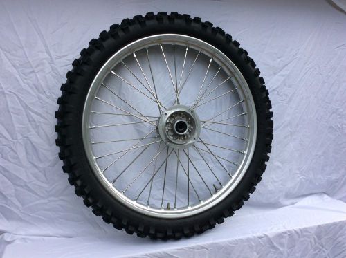 2007 kawasaki klx300r oem front wheel and tire