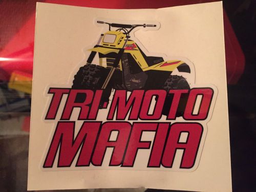 Tri-moto mafia decal yellow 225dx 225dr ytm 200