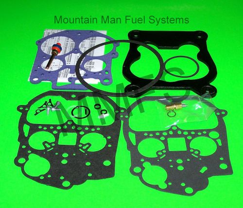 Carburetor rebuild kit rochester quadrajet 79-86 chevy truck hd metal pump gwtf