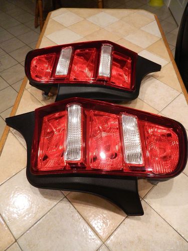 2010 ford mustang tail light lenses, lh/rh lenses only, no electrical