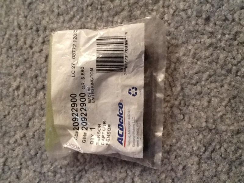 New gm acdelco tire pressure sensor tpms gm part 2285486 20922900