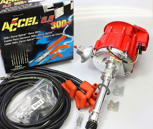Sbc bbc chevy 350 383 super 65k hei distributor with wires 6500-r-kit