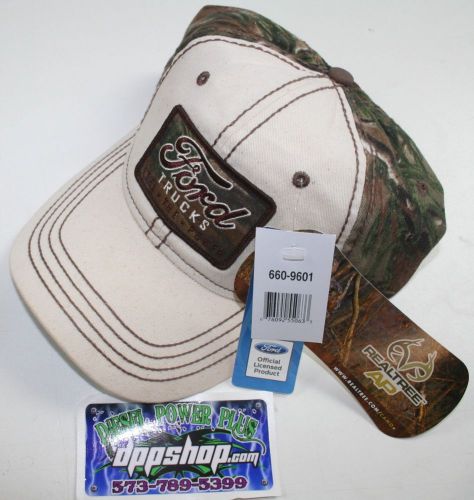 Ford trucks powerstroke real tree camo new baseball cap hat black new adjustable