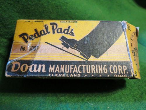 Doan armor-flex pedal pads no. 3007 chevrolet 1925-36 nos one pair slip on style