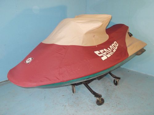 Sea doo gtx gti cover maroon &amp; beige oem