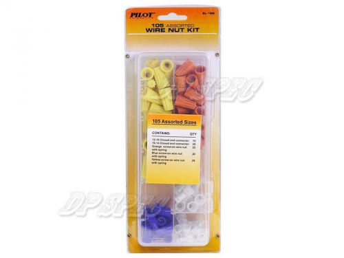 Sell PILOT EL-186 105 PCS ASSORTED ELECTRICAL SCREW-ON WIRE NUT KIT ...