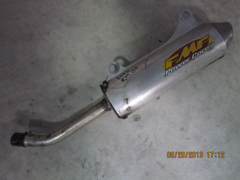 Fmf core ii exhaust silencer from a 2002 rm125
