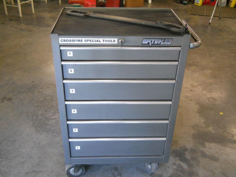 04-08 chrysler crossfire special tools waterloo traxx toolbox cabinet mopar slk