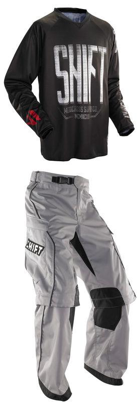 Shift recon blocked black / red kit pant & jersey combo motocross mx 2014