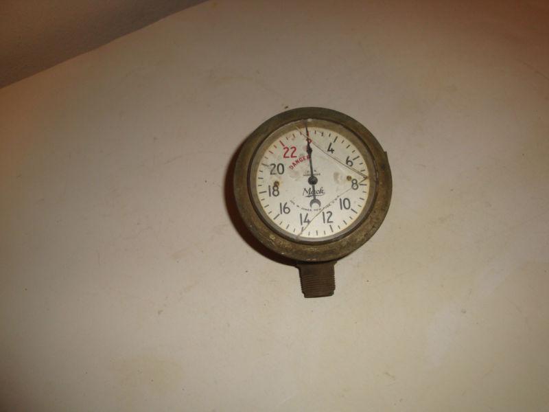 Vintage mack truck tachometer 2300 rpm  glass cracked works