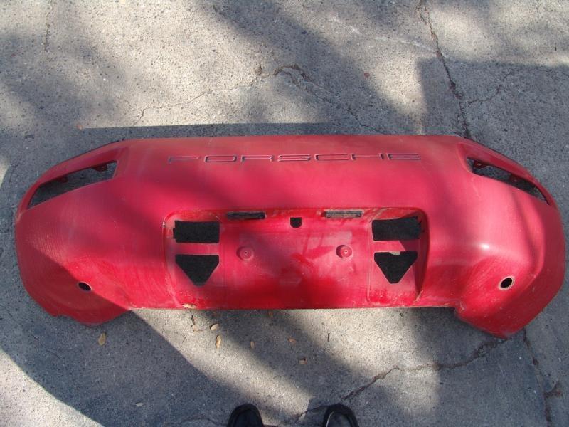 78 79 80 81 82 83 84 85 86 porsche 928 rear bumper cover assembly red 2395