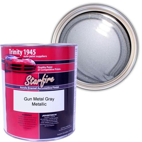 1 gallon gun metal gray metallic acrylic car paint