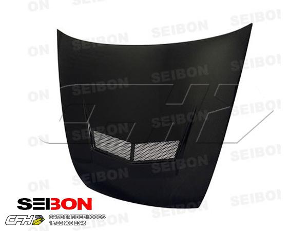 Seibon carbon fiber vsii-style carbon fiber hood kit auto body honda accord 03-0