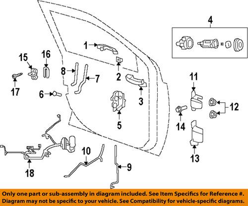 Mopar oem 5139099aa door lock cylinder-lock cylinder