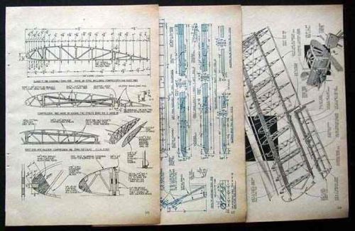 Baby ace high wing monoplane 1955 how to build plans