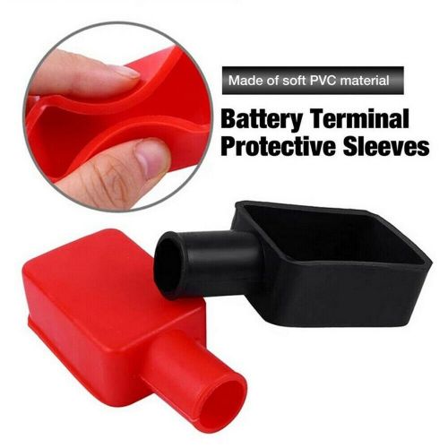 10pc car battery negative positive terminal protector covers cap boat insulating