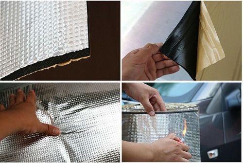 4x50 sound deadener noise proof deadening mat car heat shield insulation 10mm