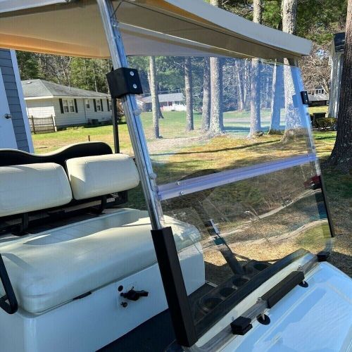 Folding clear acrylic windshield for 2004-2021 golf cart club car precedent