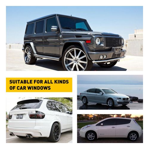 1% vlt auto car window tint film scratch resistant window privacy film 20&#034;x10&#039;