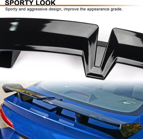 55&#034; car rear trunk spoiler sport wing matte black pro style for acura tlx sedan