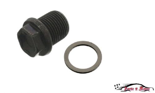 Volvo engine oil drain plug magnetic with copper seal ring 982547