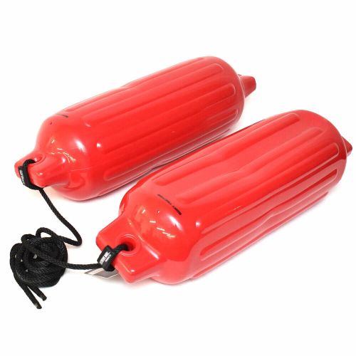 Extreme max boat inflatable fenders 3006.7563 | boattector red (pair)