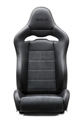 Sparco seat spx special edition black/grey w/ matte carbon shell - right