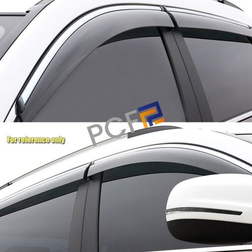 Rain guard window visor 4pcs fits 2020-23 benz gls 450 580 vent shade deflectors