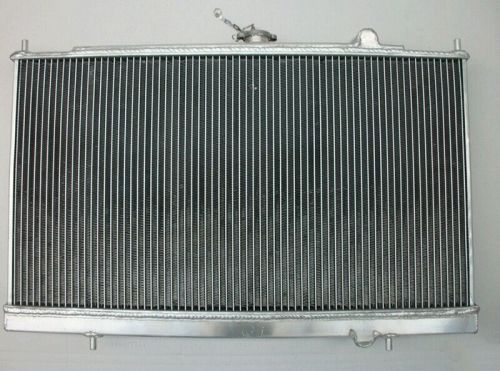 Aluminum radiator for 1996-2001 97 98 99 mitsubishi lancer evo 4 5 6 iv/v/vi mt